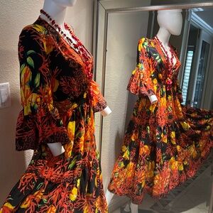 Antica Sartoria by Giacomo Cinque Deep V Maxi Gown